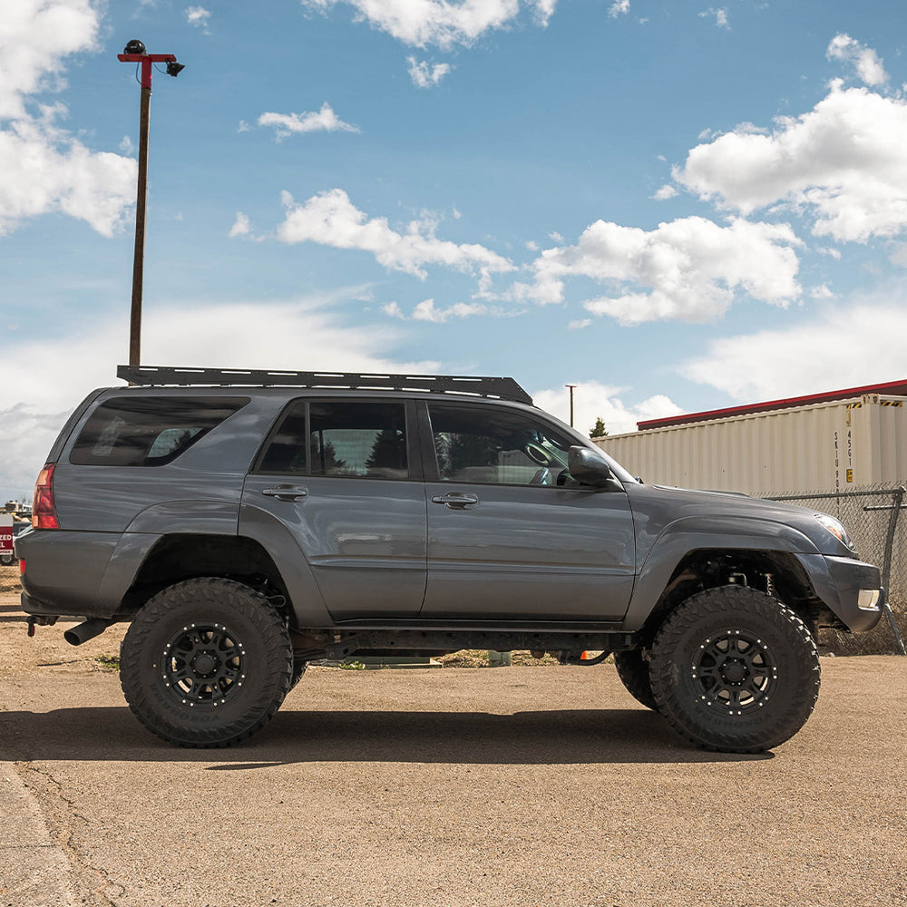Prinsu Pro 4Runner two-part side rail with reinforced top bend construction detail