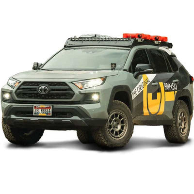 Prinsu Roof Rack on Rav4 color green