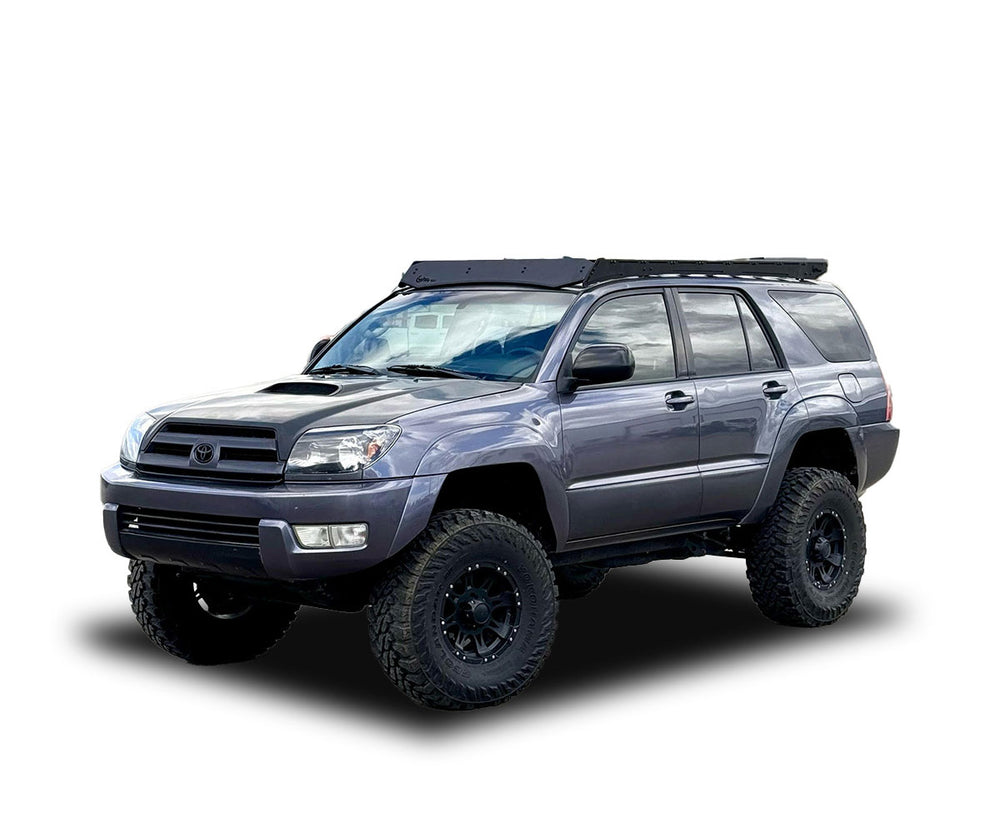 4th Gen Toyota 4Runner Prinsu Pro roof rack rear angle view