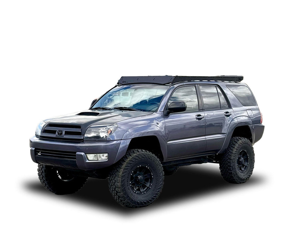 4th Gen Toyota 4Runner Prinsu Pro roof rack rear angle view