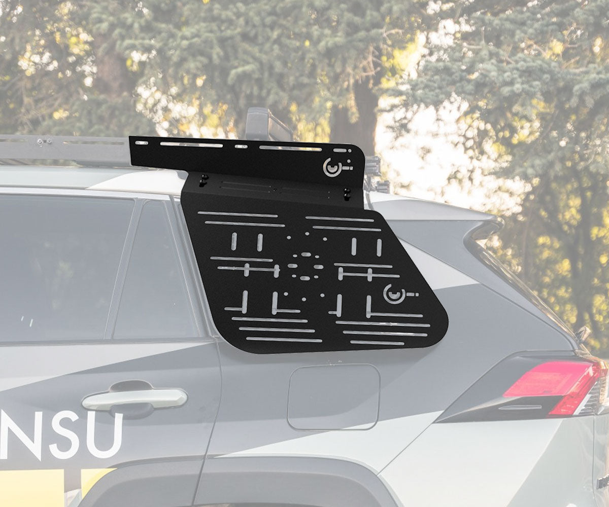 Image highlighting the Prinsu Rear Window Accessory Panel For Toyota Rav4 5th Gen