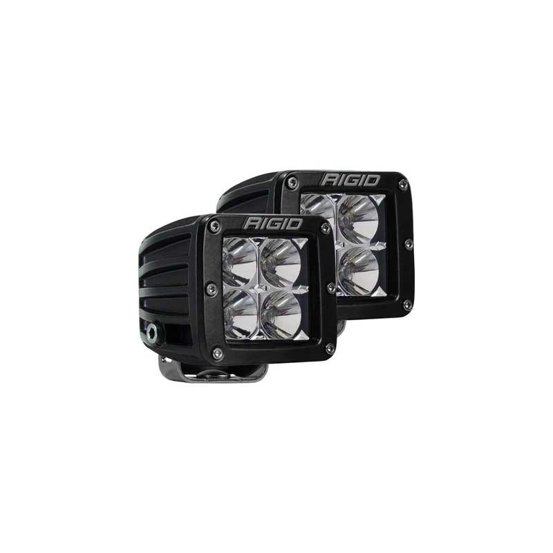 RIGID Industries D-Series Pro Spot Surface Mount Black 2 Lights