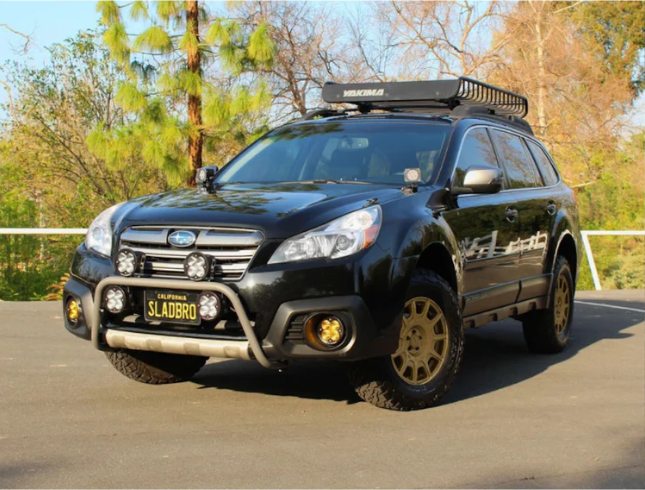 Rallitek Rally Light Bar - Fits Subaru Outback - 2010 - 2014