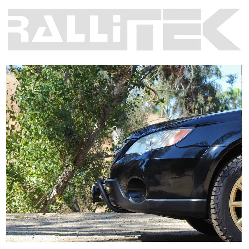 Side view of the ralitek light bar mounted on the subaru outback 2005