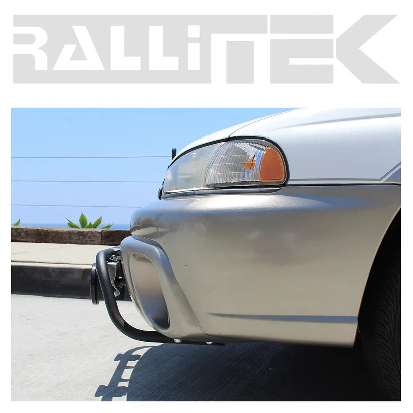 Side view of the rally light bar by ralitek attached on a subaru outback