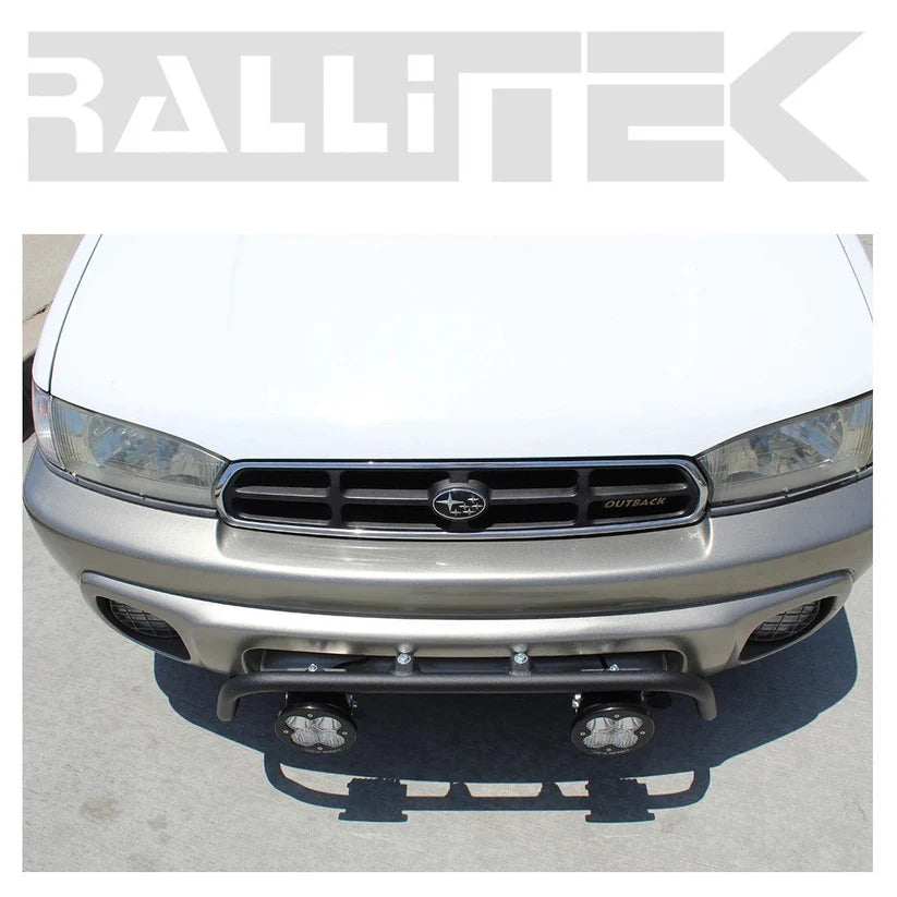 Image showing the ralitek light bar mounted on a rig with two LED lights attached