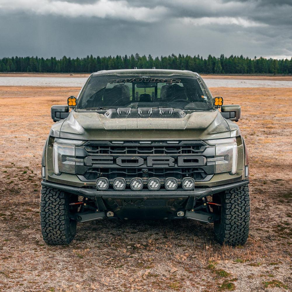 2021-2026 Raptor pre-runner bumper high-mount front profile
