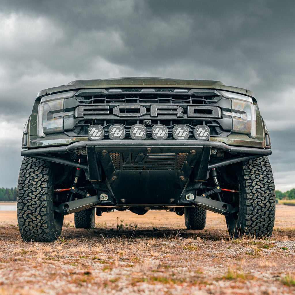 Ford Raptor off-road bumper high-mount version on truck