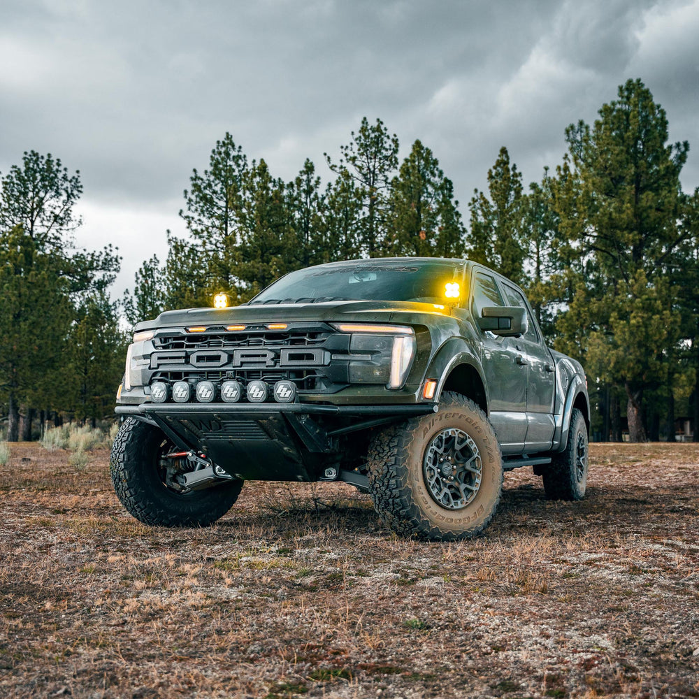 Raptor pre-runner bumper high-mount intercooler lower profile