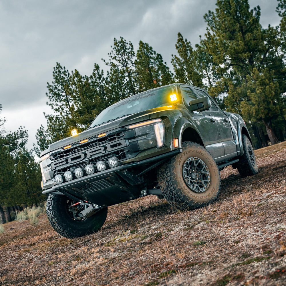 Ford Raptor high clearance bumper maximum approach angle view