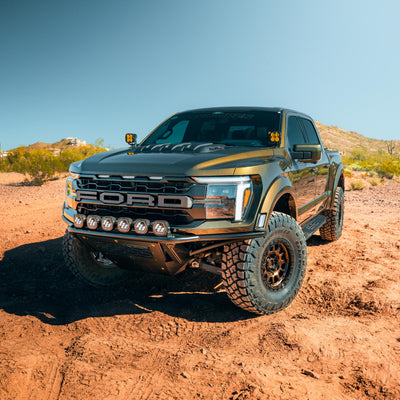 Westcott Designs 2021-2026 Ford Raptor pre-runner front bumper installed front view