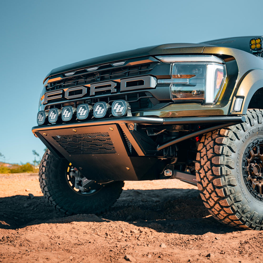 3rd gen Ford Raptor pre-runner bumper driver side detail