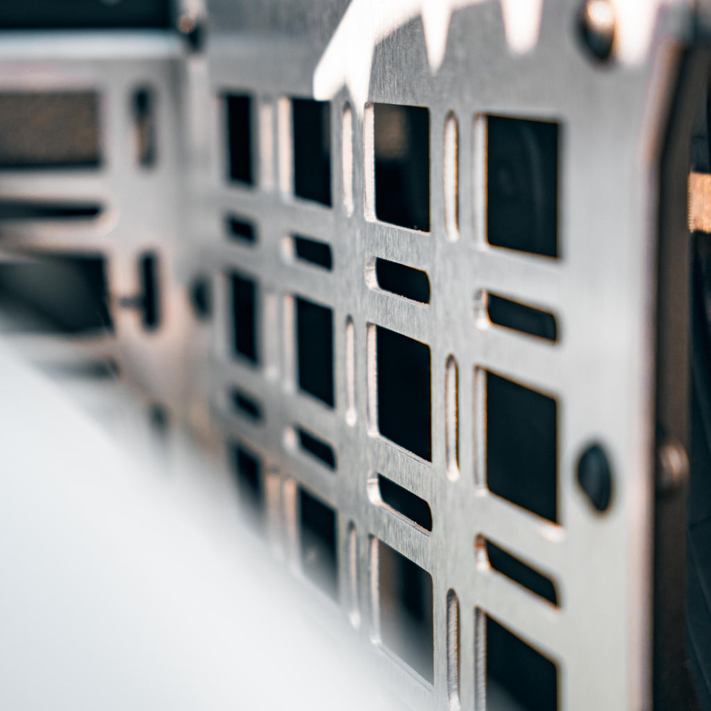 Ford Raptor off-road rack bed mounting points detail