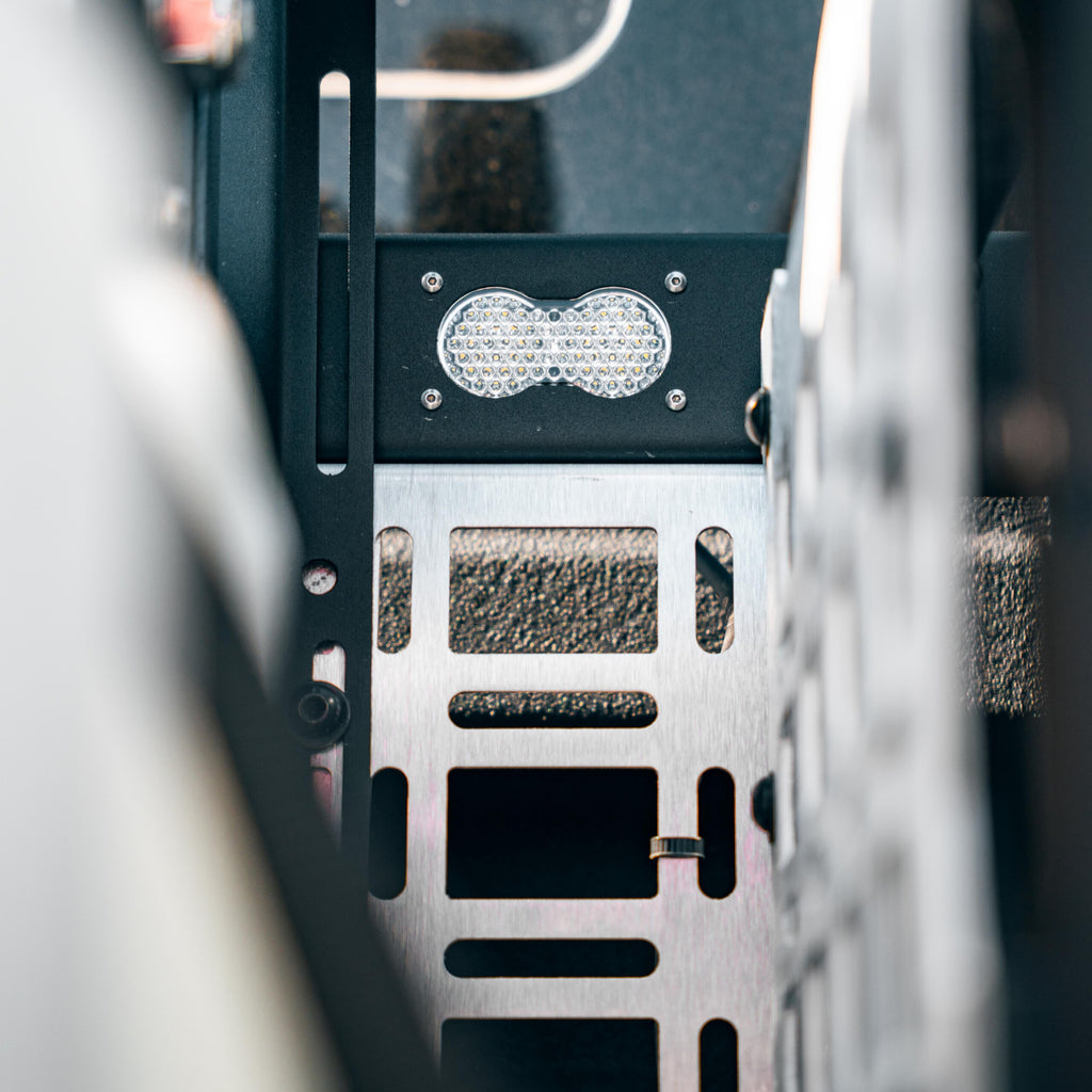 Raptor chase rack single spare tire configuration view