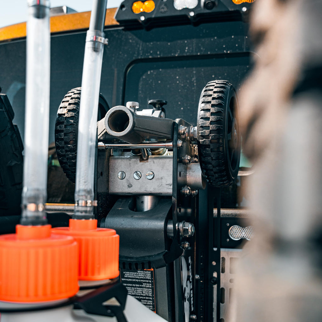 3rd gen Raptor chase rack installed in truck bed overview