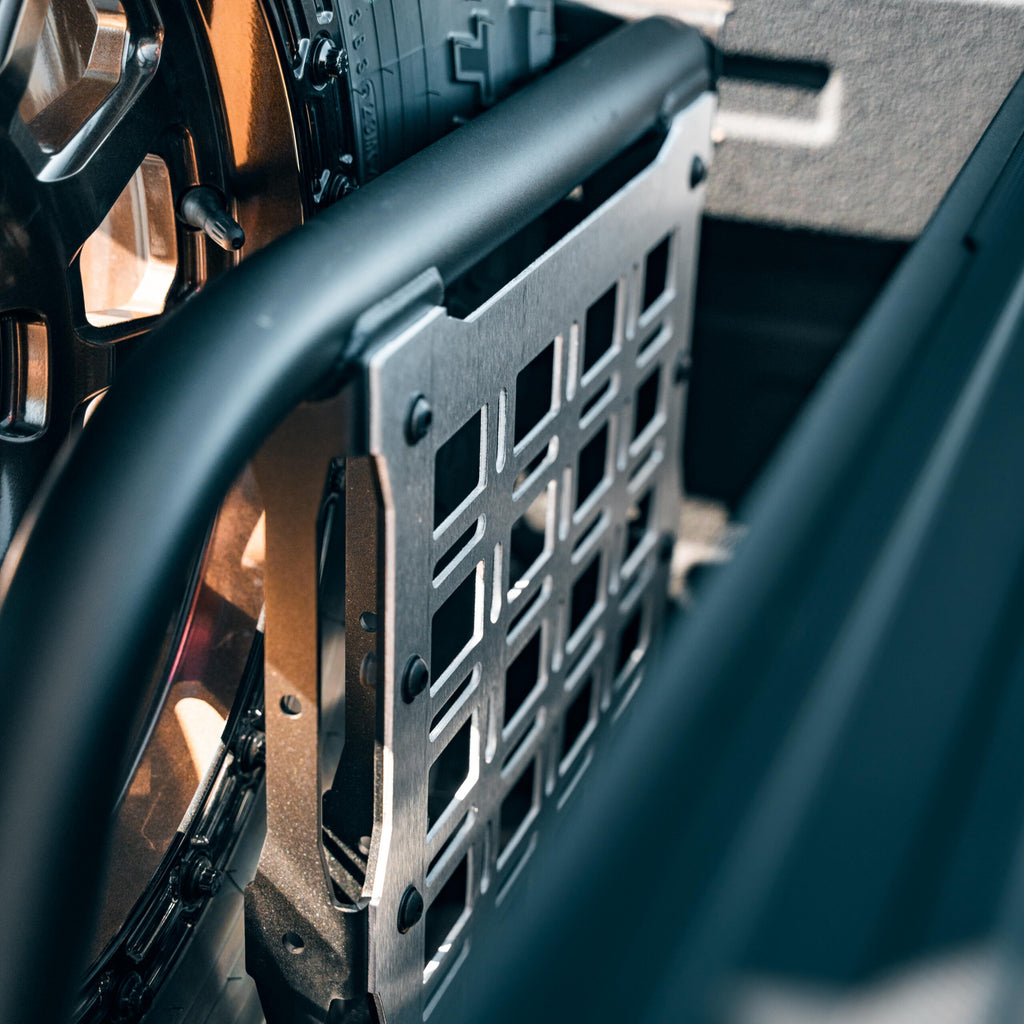 Raptor chase rack full build rear angle with accessories