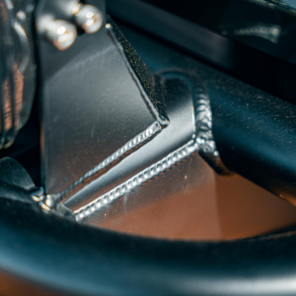 Ford Raptor front bumper upgrade frame cut template detail