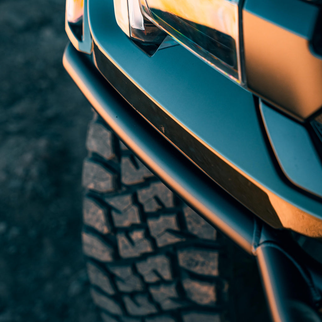 Ford Raptor pre-runner bumper weld-on bracket fixture