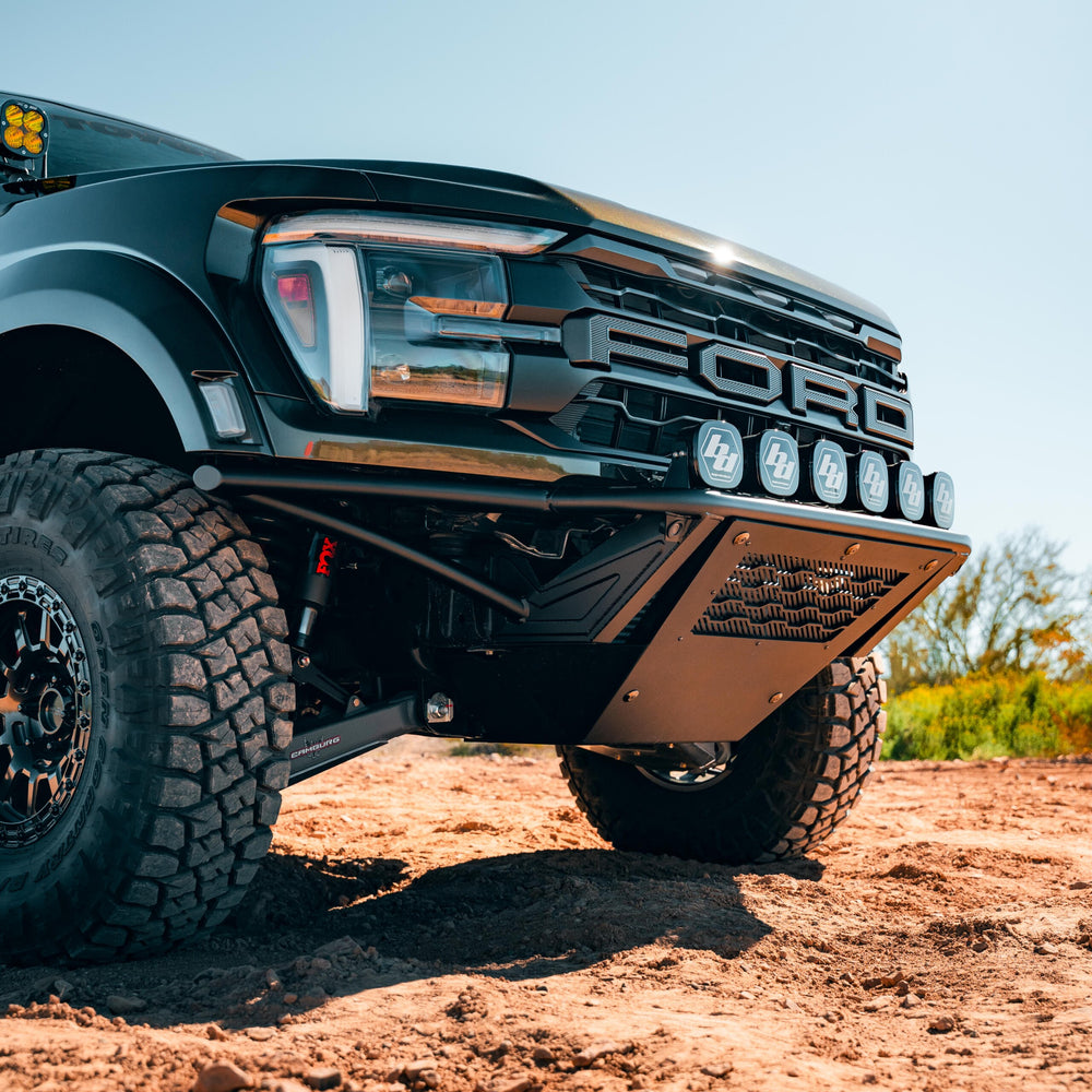 2021-2026 Ford Raptor aftermarket bumper underside detail