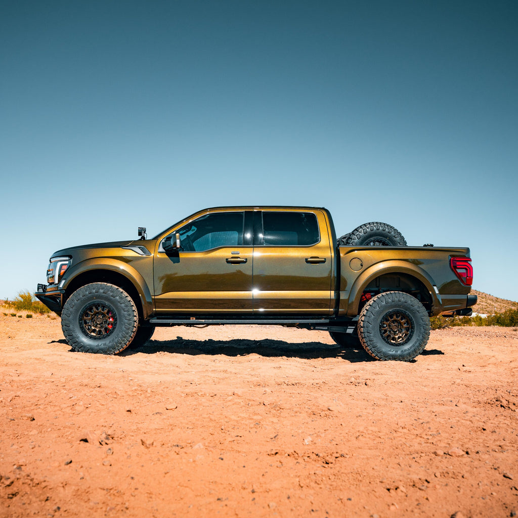 Ford Raptor chase rack lifestyle shot on built Raptor