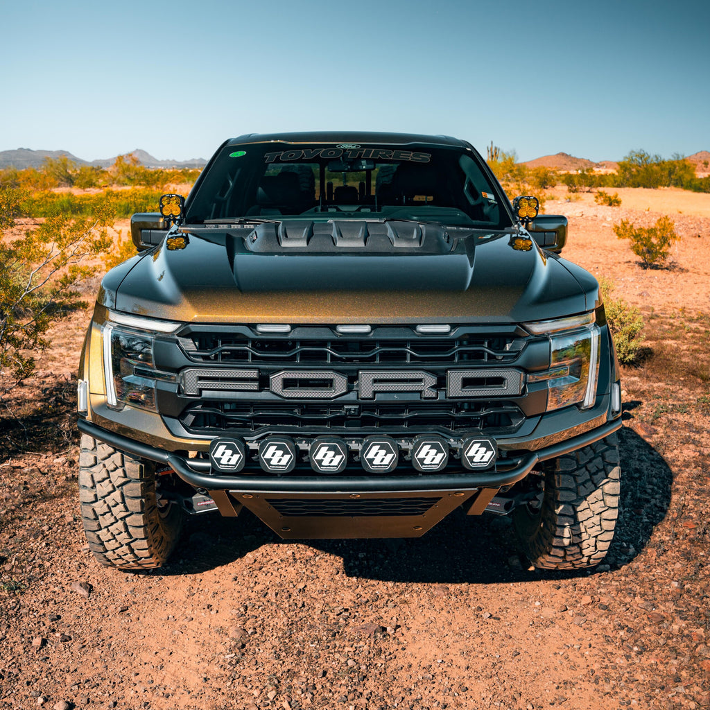 Ford Raptor front bumper desert racing inspired design