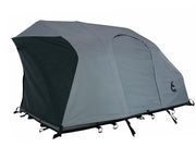 REV Tent HellaStorm three-quarter closed view showing weather protection