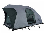 C6 REV Tent HellaStorm three-quarter open with giant main door
