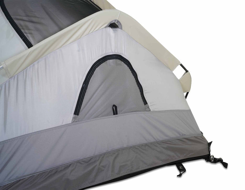 C6 REV Tent Gen 2 exterior rear vent closed weather protection view