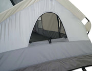 REV Tent Gen 2 exterior rear vent open for ventilation