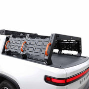Ruff Rax Rivian R1T Bed Rack - Three Quarter View