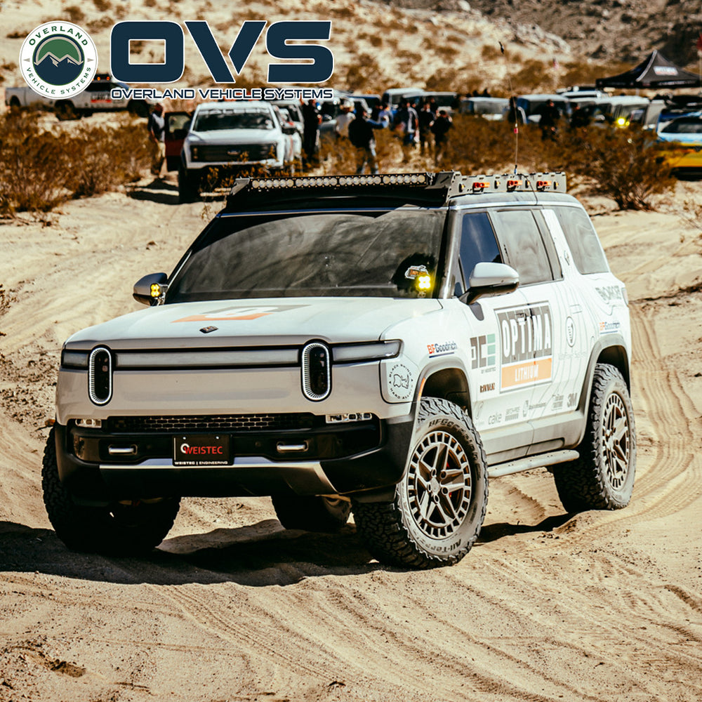 Ruff Rax Rivian R1S Roof Rack - Front View