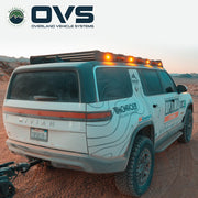 Ruff Rax Rivian R1S Roof Rack - Rear Three Quarter View