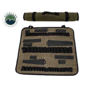 Overland Vehicle Systems Rolled Socket Organizer Storage Bag - #16 Waxed Canvas