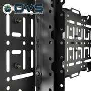 Ruff Rax 2011-2026 RAM 2500 3500 bed rack MOLLE panel close-up showing modular accessory attachment and gear organisation system