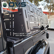 Ruff Rax Jeep Gladiator Back Window MOLLE Panel mounting bracket detail
