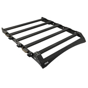 Ruff Rax 2011-2026 RAM 2500 3500 roof rack without light bar three-quarter view showing full aluminium platform and dual-stage powder coat