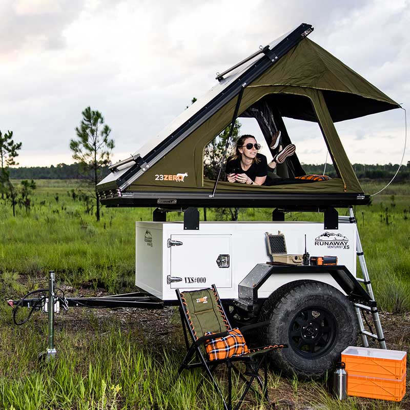 Runaway Campers Venturist XS Trailer in use