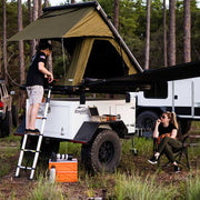 Runaway Campers Venturist XS Trailer setup in camp