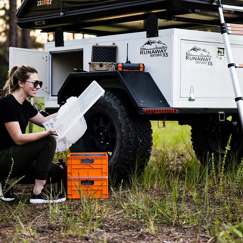 Runaway Campers Venturist XS Trailer size perspective