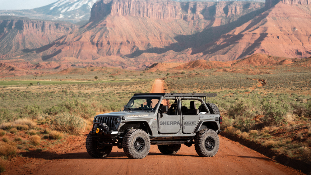 Sherpa QDHD Roof Rack For Jeep Wrangler JLU 2018-2025