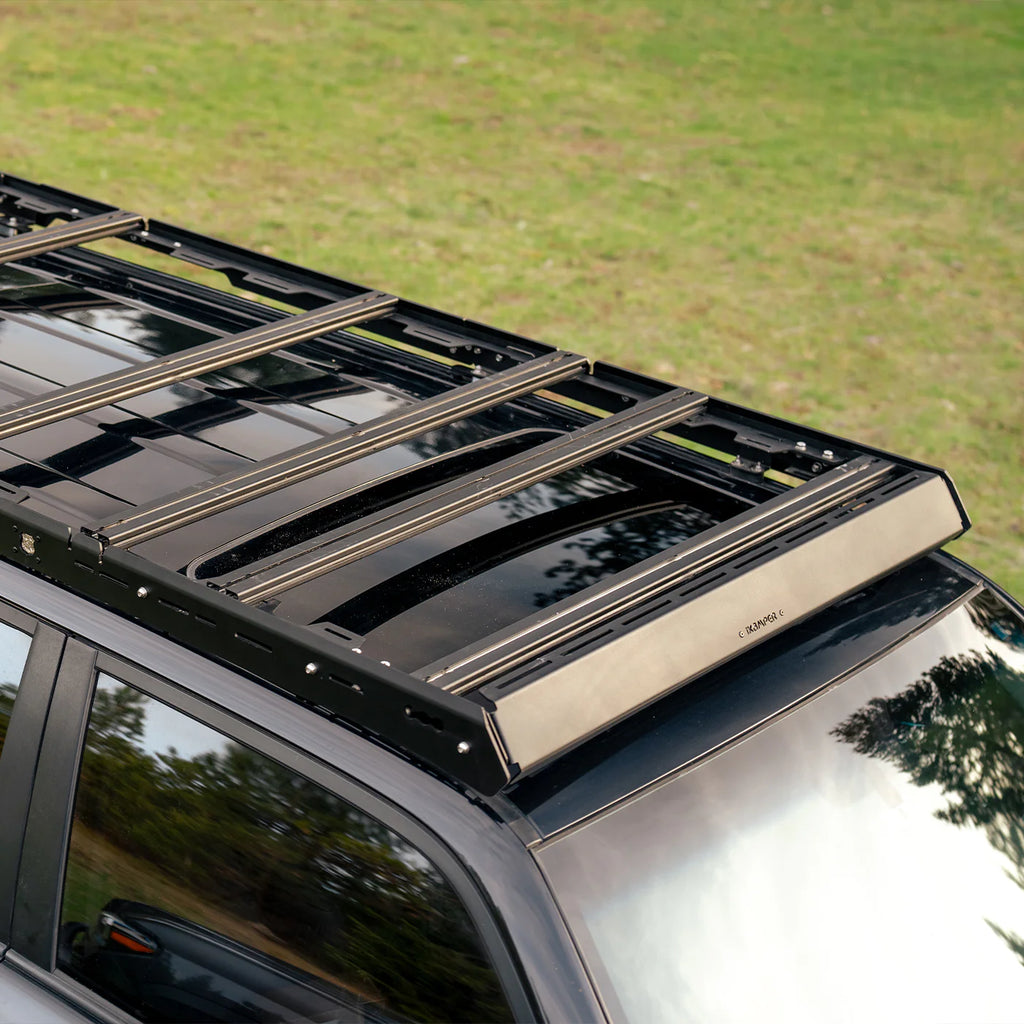 Image of the sherpa roof rack mounted on a toyota 4runner 5th gen
