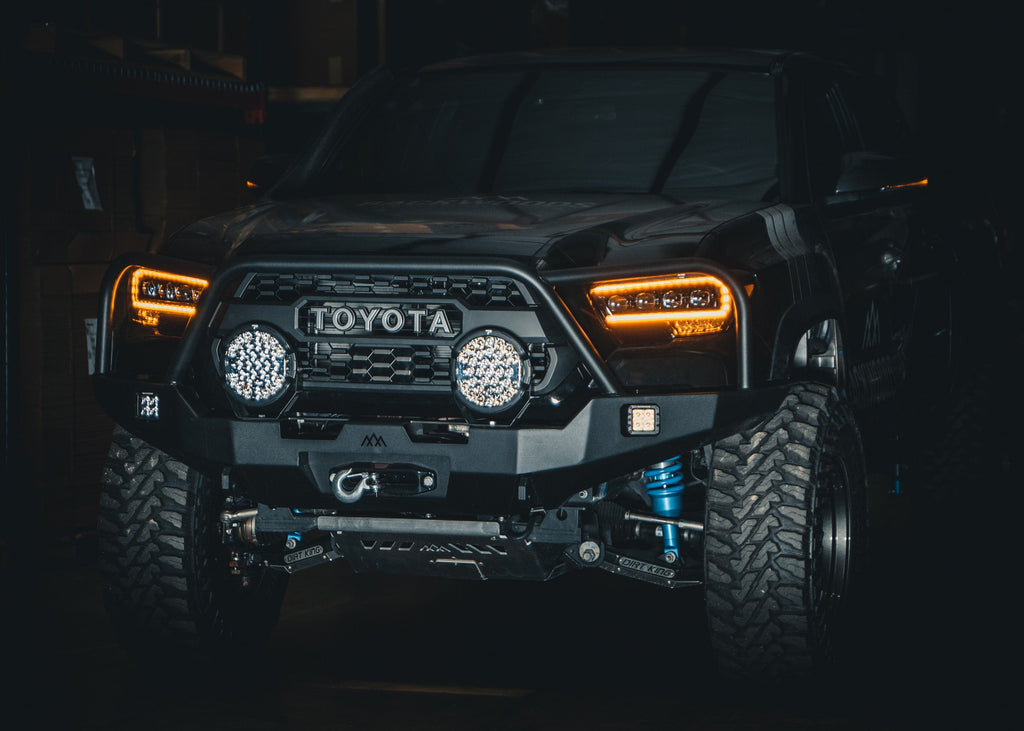 Backwoods Toyota Tacoma 3rd Gen (2016-2023) Hi-Lite Overland Front Bumper [Bull Bar]