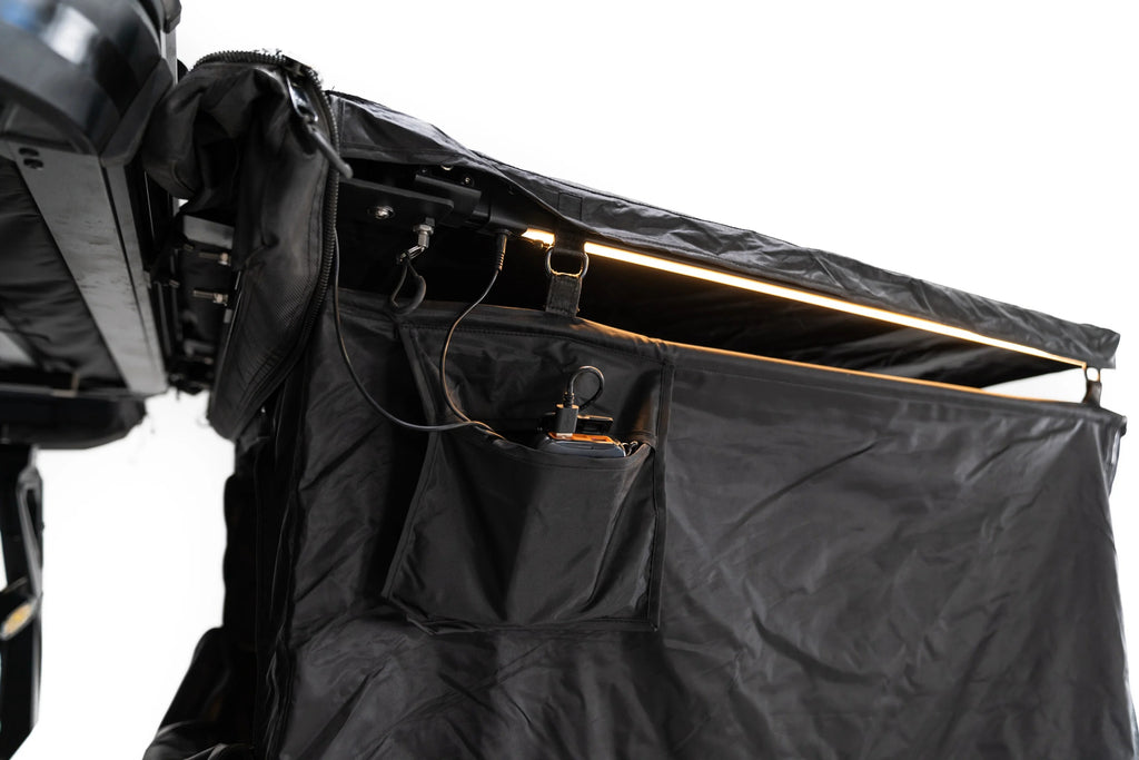 Shower Awning with LED lights