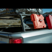 Side view of the universal full size overland rack by body armor 4x4 