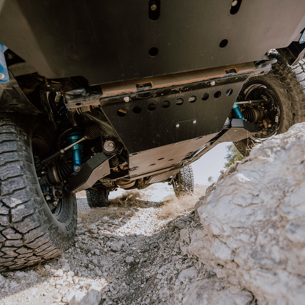 Cali Raised LED Front Skid Plate For 2010-2024 4Runner