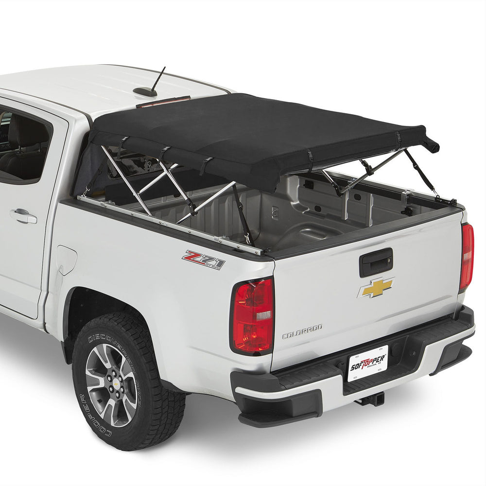 SofTopper For Chevy Colorado 2004-2025 black with side open
