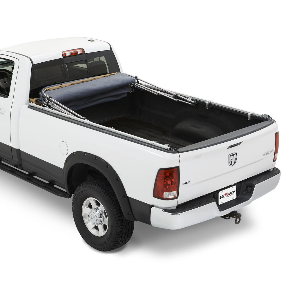 SofTopper For Dodge RAM folded in 9ft bed
