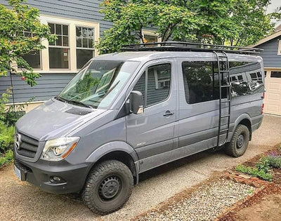 Aluminess 144 Low Roof Racks For Mercedes Sprinter 2007+
