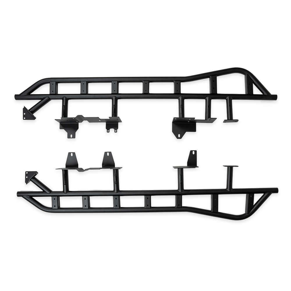 Cali Raised LED Step Edition Rock Sliders For 2024+ Toyota Land Cruiser