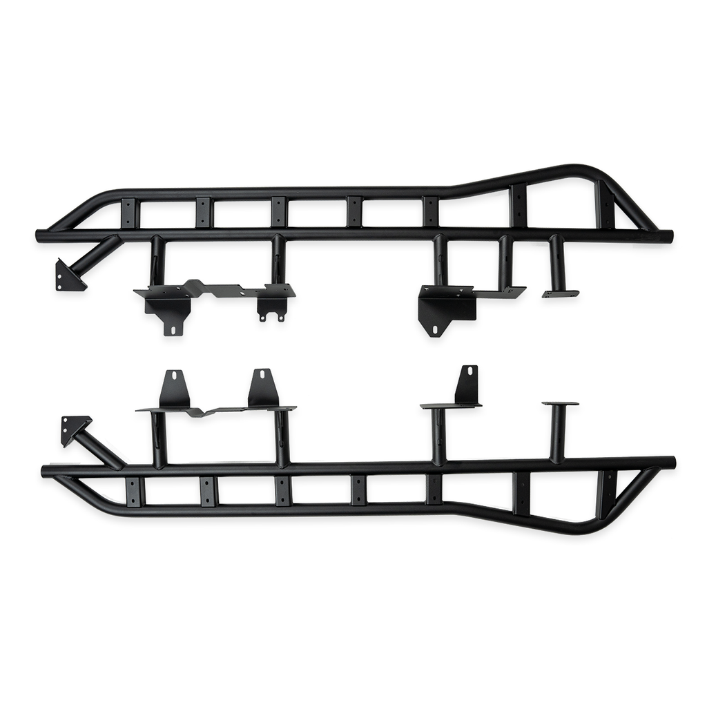 Cali Raised LED Step Edition Rock Sliders For 2024+ Toyota Land Cruiser